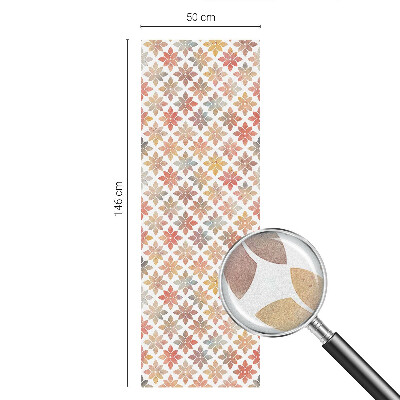 Dekorationsfolie til vindue mod indkig Blomsterskønhed