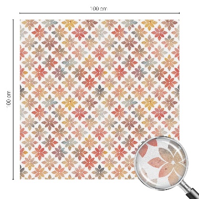 Dekorationsfolie til vindue mod indkig Blomsterskønhed