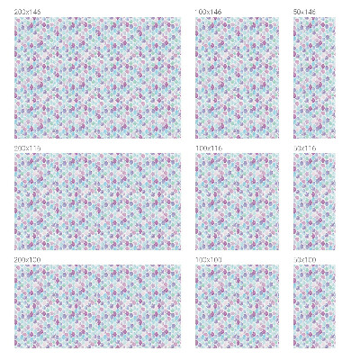 Vinduesfolie mod indkig med glasmaleri Pastelprikker