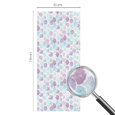 Vinduesfolie mod indkig med glasmaleri Pastelprikker