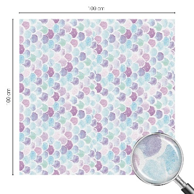 Vinduesfolie mod indkig med glasmaleri Pastelprikker