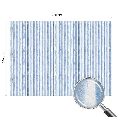 Vinduesfolie mod indkig med glasmaleri Blå striber
