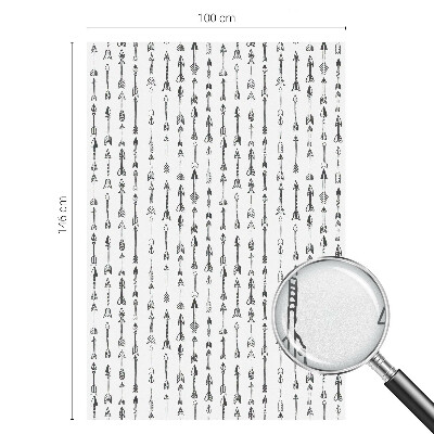 Dekorationsfolie til vindue mod indkig Geometriske pile