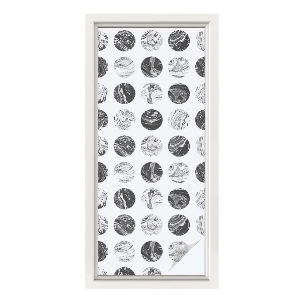 Vinduesfolie med mønster til afskærmning Marmor elegance