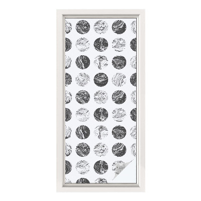 Vinduesfolie med mønster til afskærmning Marmor elegance