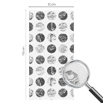 Vinduesfolie med mønster til afskærmning Marmor elegance