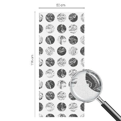 Vinduesfolie med mønster til afskærmning Marmor elegance