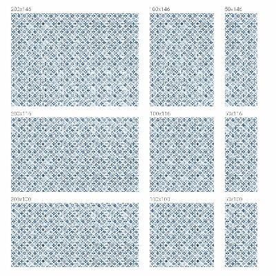 Dekorationsfolie til vindue mod indkig Blomsterornament