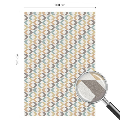 Selvklæbende vinduesfolie Geometriske romber