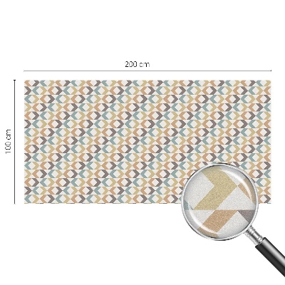 Selvklæbende vinduesfolie Geometriske romber