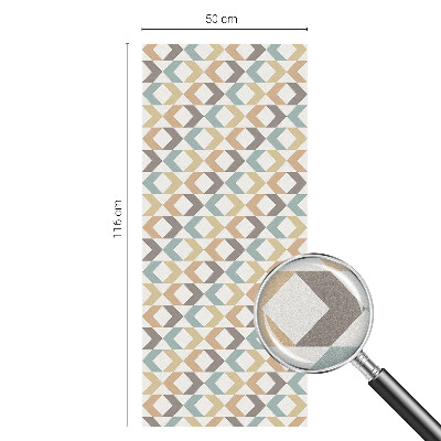 Selvklæbende vinduesfolie Geometriske romber