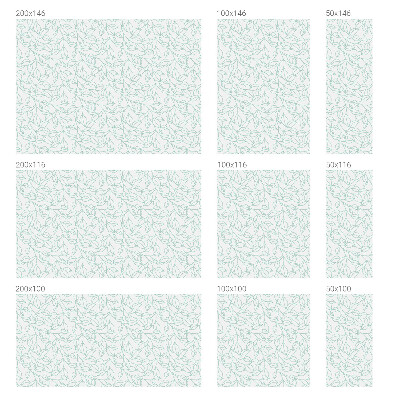 Dekorationsfolie til vindue mod indkig Delikate blade