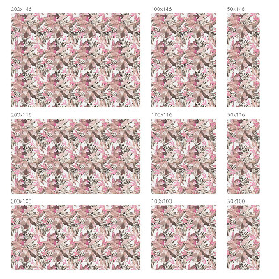 Vinduesfolie med mønster til afskærmning Pastelblomster