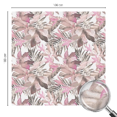 Vinduesfolie med mønster til afskærmning Pastelblomster