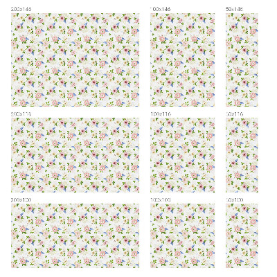 Selvklæbende vinduesfolie Blomstermønster