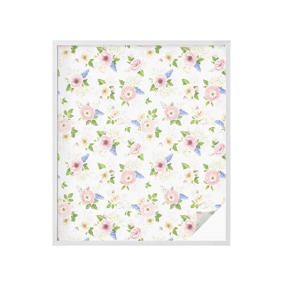 Selvklæbende vinduesfolie Blomstermønster