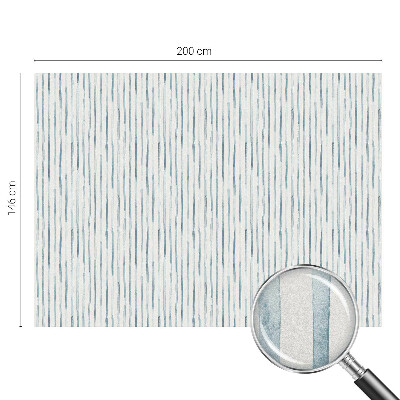 Mælkehvid vinduesfolie med motiv Lodrette striber