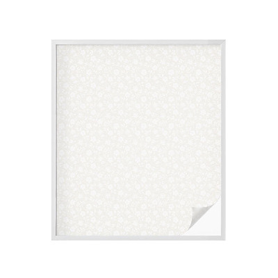 Vinduesfolie med mønster til afskærmning Blomstermønster