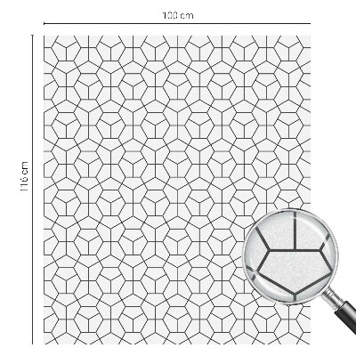 Selvklæbende vinduesfolie Geometriske terninger