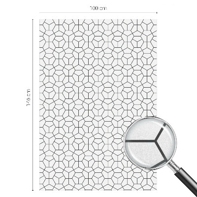 Selvklæbende vinduesfolie Geometriske terninger