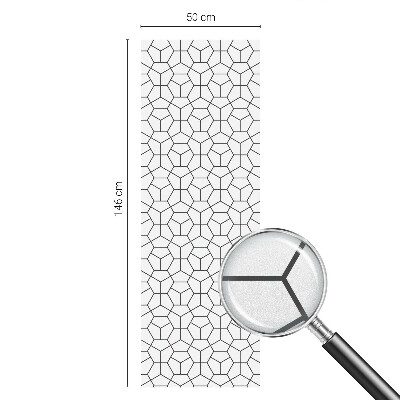 Selvklæbende vinduesfolie Geometriske terninger