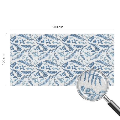 Dekorationsfolie til vindue mod indkig Botanisk mønster