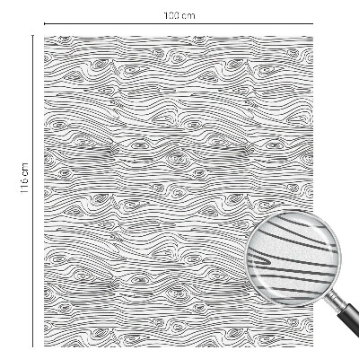 Selvklæbende vinduesfolie Trælinjer