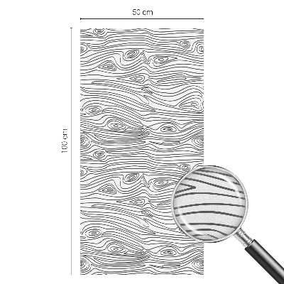 Selvklæbende vinduesfolie Trælinjer