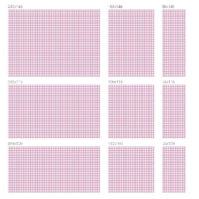 Vinduesfolie med mønster til afskærmning Pastel tern