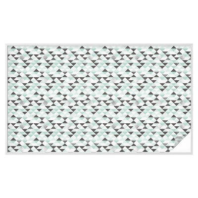 Dekorationsfolie til vindue mod indkig Trekantede mønstre