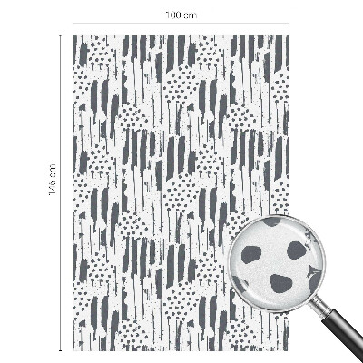 Selvklæbende vinduesfolie Striber og prikker