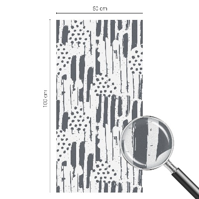 Selvklæbende vinduesfolie Striber og prikker