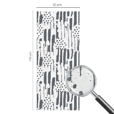 Selvklæbende vinduesfolie Striber og prikker