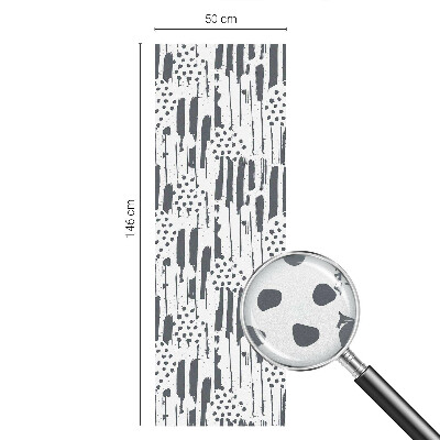 Selvklæbende vinduesfolie Striber og prikker