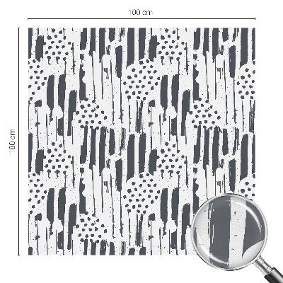 Selvklæbende vinduesfolie Striber og prikker