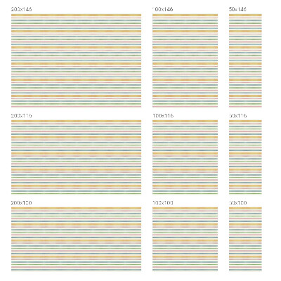 Vinduesfolie med mønster til afskærmning Pastelstriber