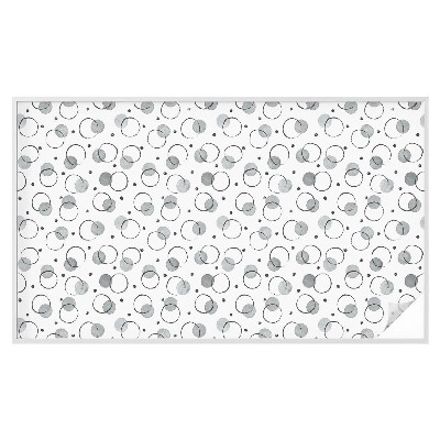 Vinduesfolie mod indkig med glasmaleri Grå hjul