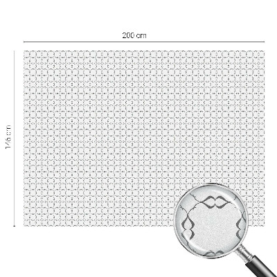 Dekorationsfolie til vindue mod indkig Geometriske linjer