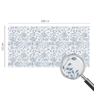 Dekorationsfolie til vindue mod indkig Plantemotiv