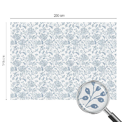 Dekorationsfolie til vindue mod indkig Plantemotiv