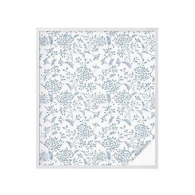 Dekorationsfolie til vindue mod indkig Plantemotiv