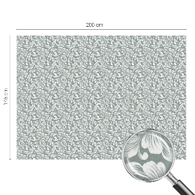 Selvklæbende vinduesfolie Grønlig elegance