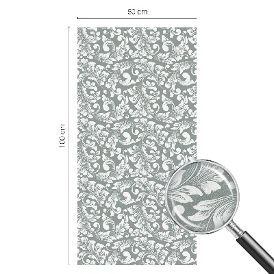 Selvklæbende vinduesfolie Grønlig elegance