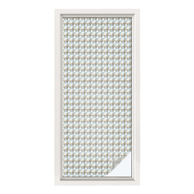 Selvklæbende vinduesfolie Geometriske trekanter