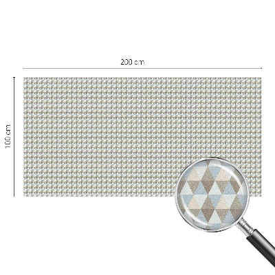 Selvklæbende vinduesfolie Geometriske trekanter