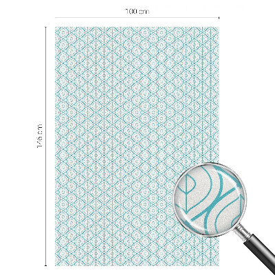 Dekorationsfolie til vindue mod indkig Oval symmetri