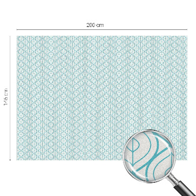 Dekorationsfolie til vindue mod indkig Oval symmetri