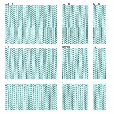 Dekorationsfolie til vindue mod indkig Oval symmetri