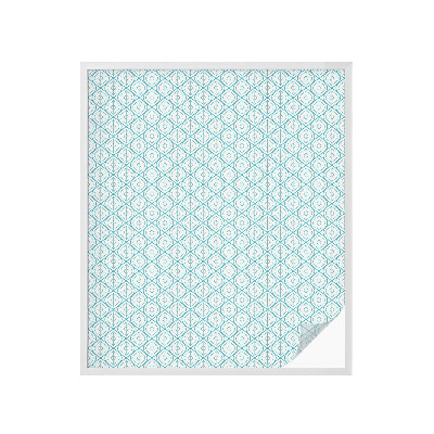 Dekorationsfolie til vindue mod indkig Oval symmetri