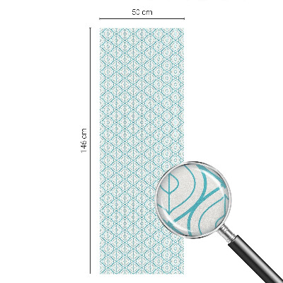 Dekorationsfolie til vindue mod indkig Oval symmetri